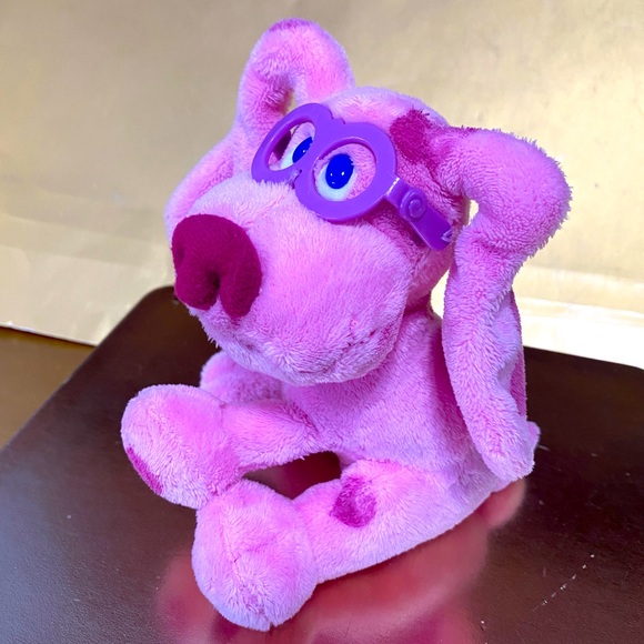 Ty BEANIE BABIES BLUES CLUES MAGENTA THE DOG (NICK JR.) WITH ORIGINAL TUSH TAG - Picture 4 of 10